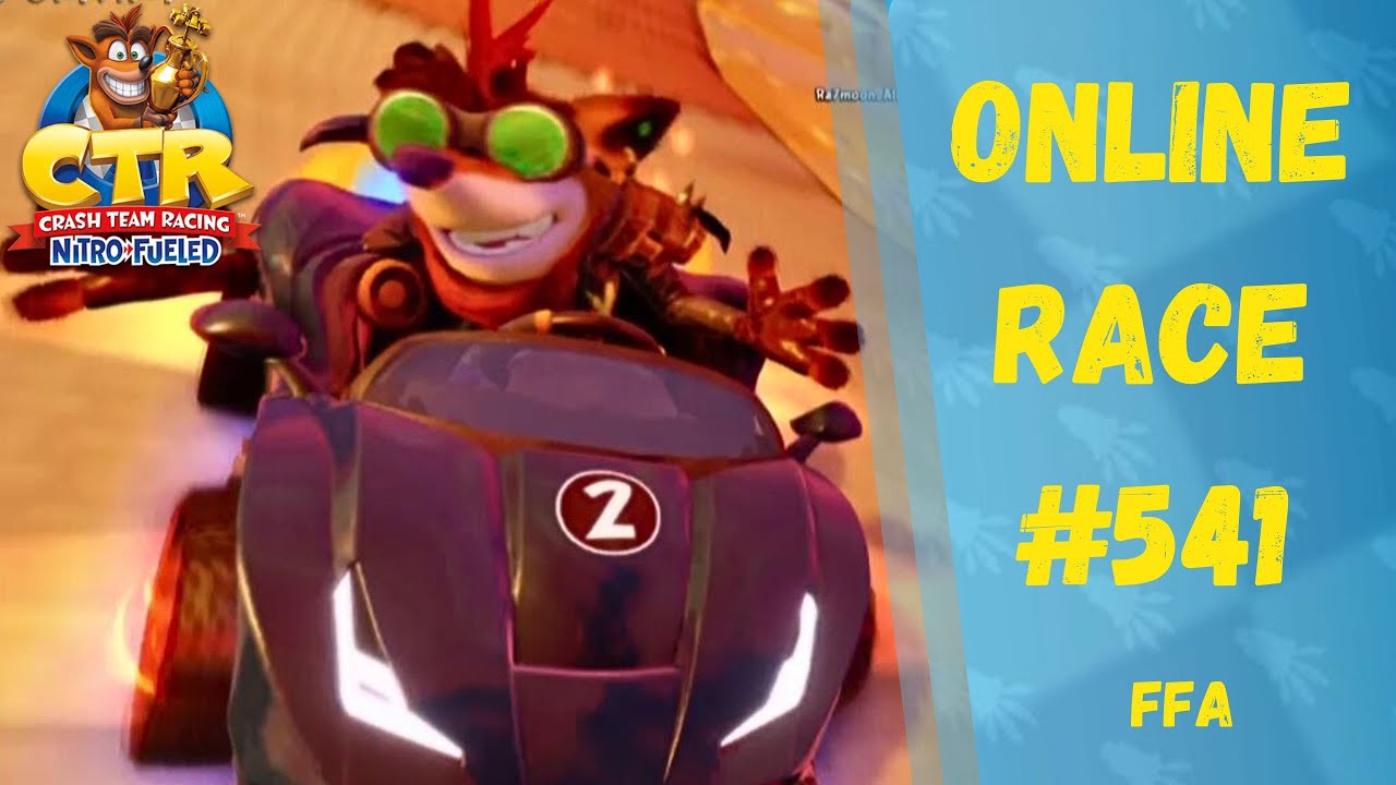 Online Race #541 | Slight Mistakes Ruining to Farming Ranked FFA Std Lobby | CTR Nitro Fueled (PS4)
