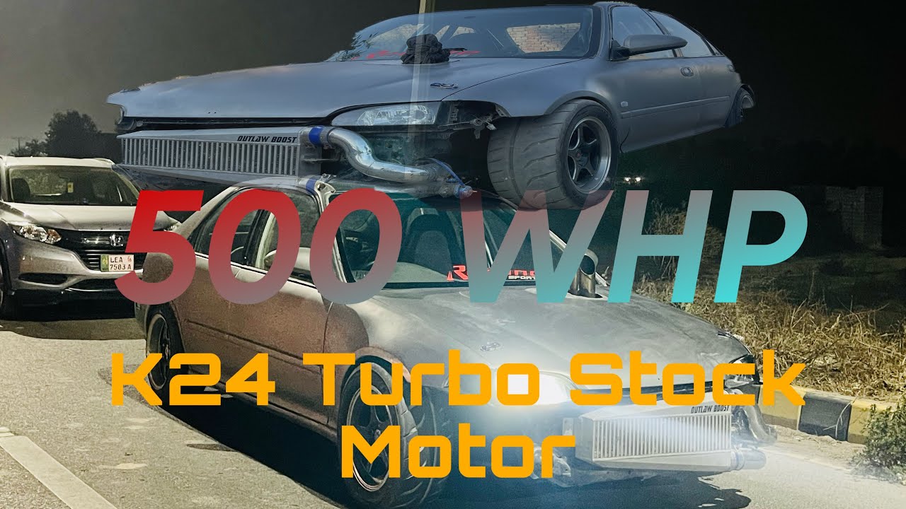 K24 Turbo EG Civic🇵🇰 |Stock Motor | 500WHP |Pump Gas | RedlinePk