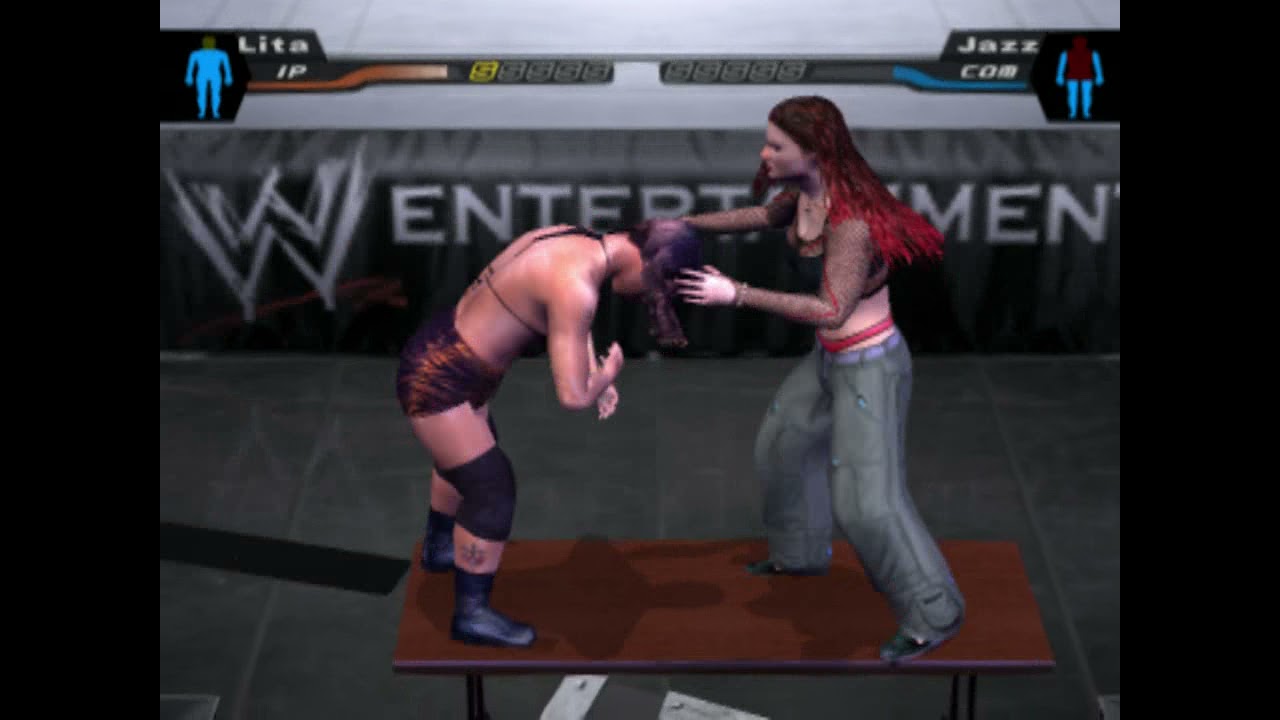 Lita v Jazz - WWE Backlash - Women's Championship - Divas Match - HCTP PS2 Game