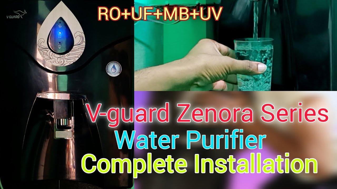 V-guard water purifier complete installation video #vlog #waterpurifier #installation