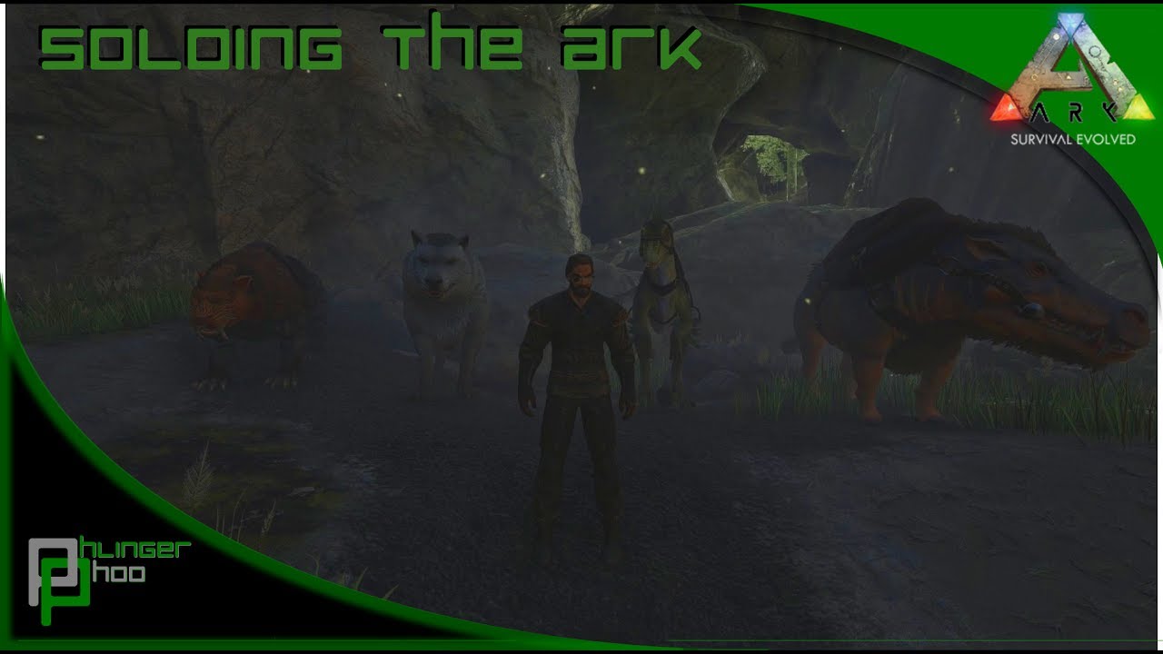 Soloing the Ark S4E26! Cave of the Hunter! Which Dino is Best?