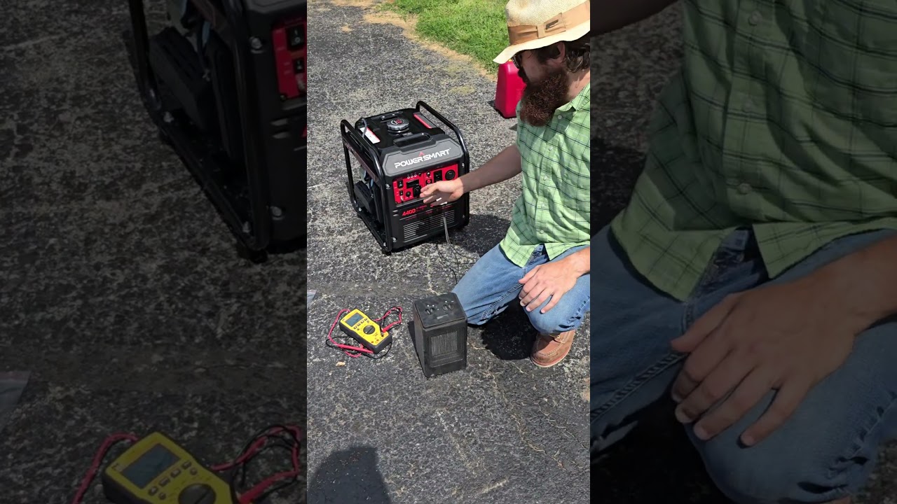 PowerSmart 4400W Open Frame Gas Inverter Generator MB5040B #backuppower #generator