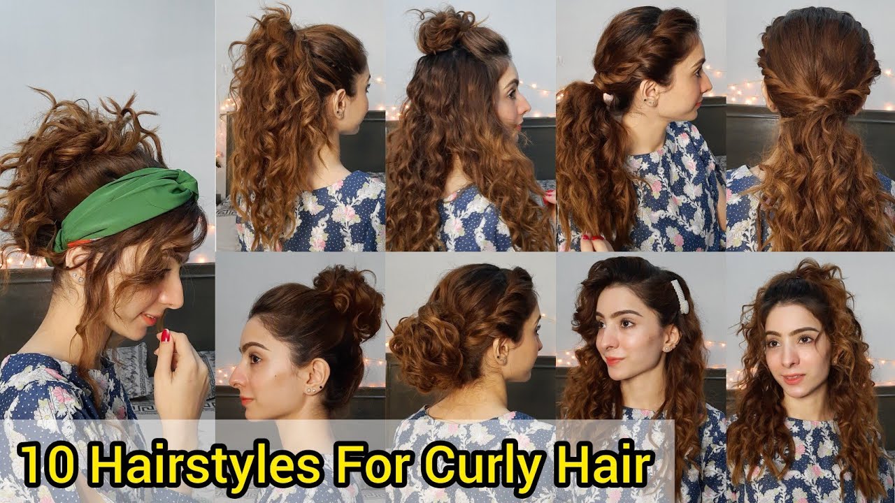 10 Easy Hairstyles for Curly Hair