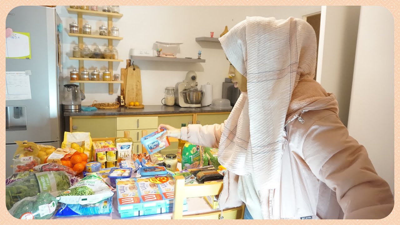 فلوق🧕🏾تقدية للأسبوع من لوكلير🥦retour de #promos/courses