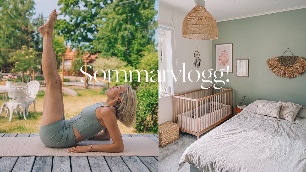 Vlogg ~ Filmar sommarutmaning & gör om hemma hos mamma