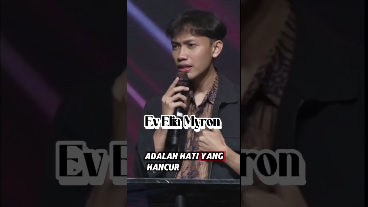 Penderitaan & Rendah Hati - Ev Elia Myron #firmantuhan #renungankristen #eliamyron #motivasi