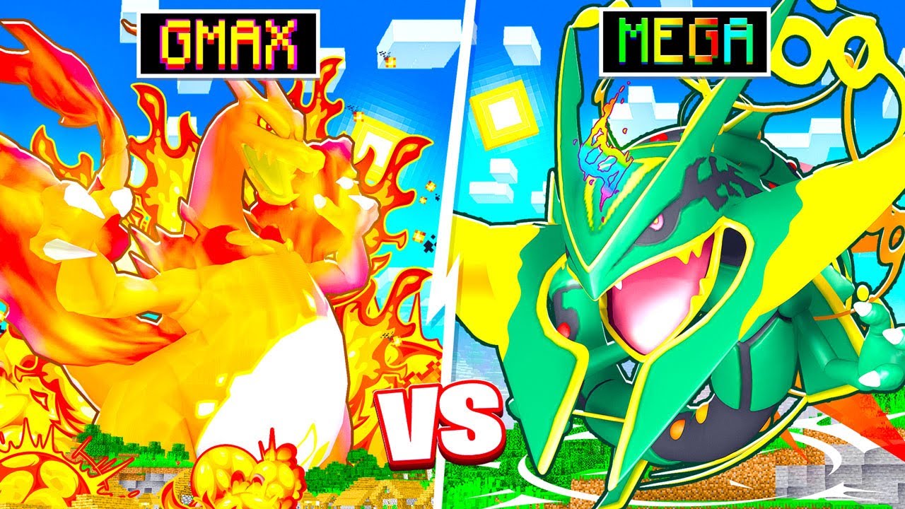 GIGANTAMAX Pokémon Vs MEGA Pokémon! (Minecraft Pixelmon)