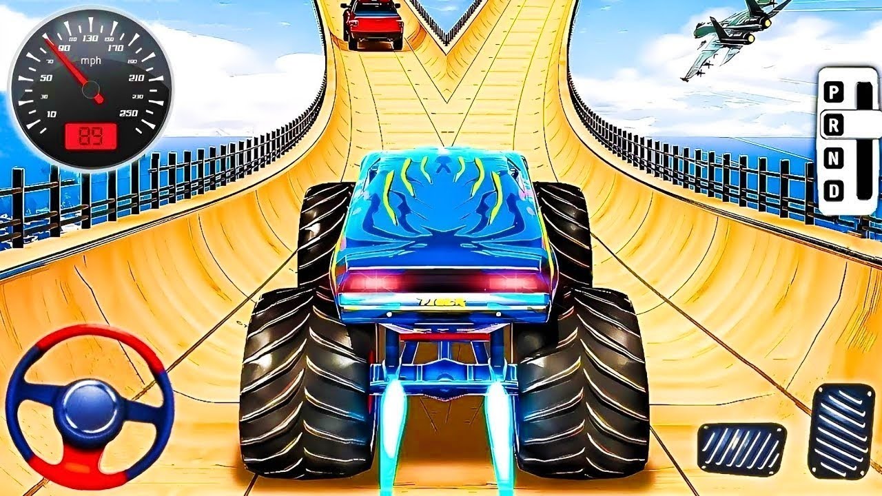 Monster Truck Mega Ramp Extreme Racing - Monster Truck Mega Ramp Racing - Android Gameplay