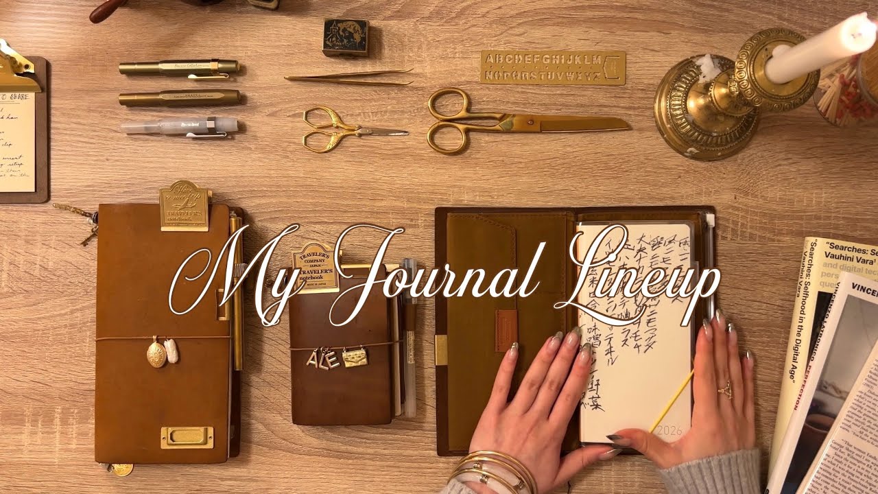 my 2026 journals (techo kaigi/ journal ecosystem) 💌