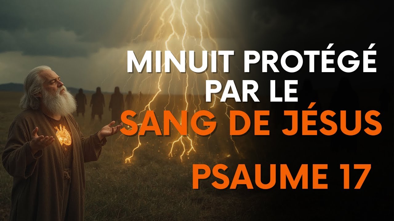 Pri&egrave;re de Minuit + Psaume 17 : Le sang de J&eacute;sus te prot&egrave;ge cette nuit de toute attaque invisible