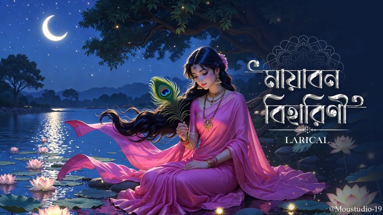 Mayabono Biharini Horini (Lyrics) | Somlata  | Rabindra Sangeet | @PeaceStudioBD 