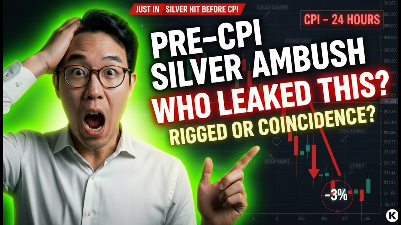 JUST IN: Silver Smashed To $76s Pre‑CPI – INSIDERS LOADING CALLS WHILE YOU PANIC?