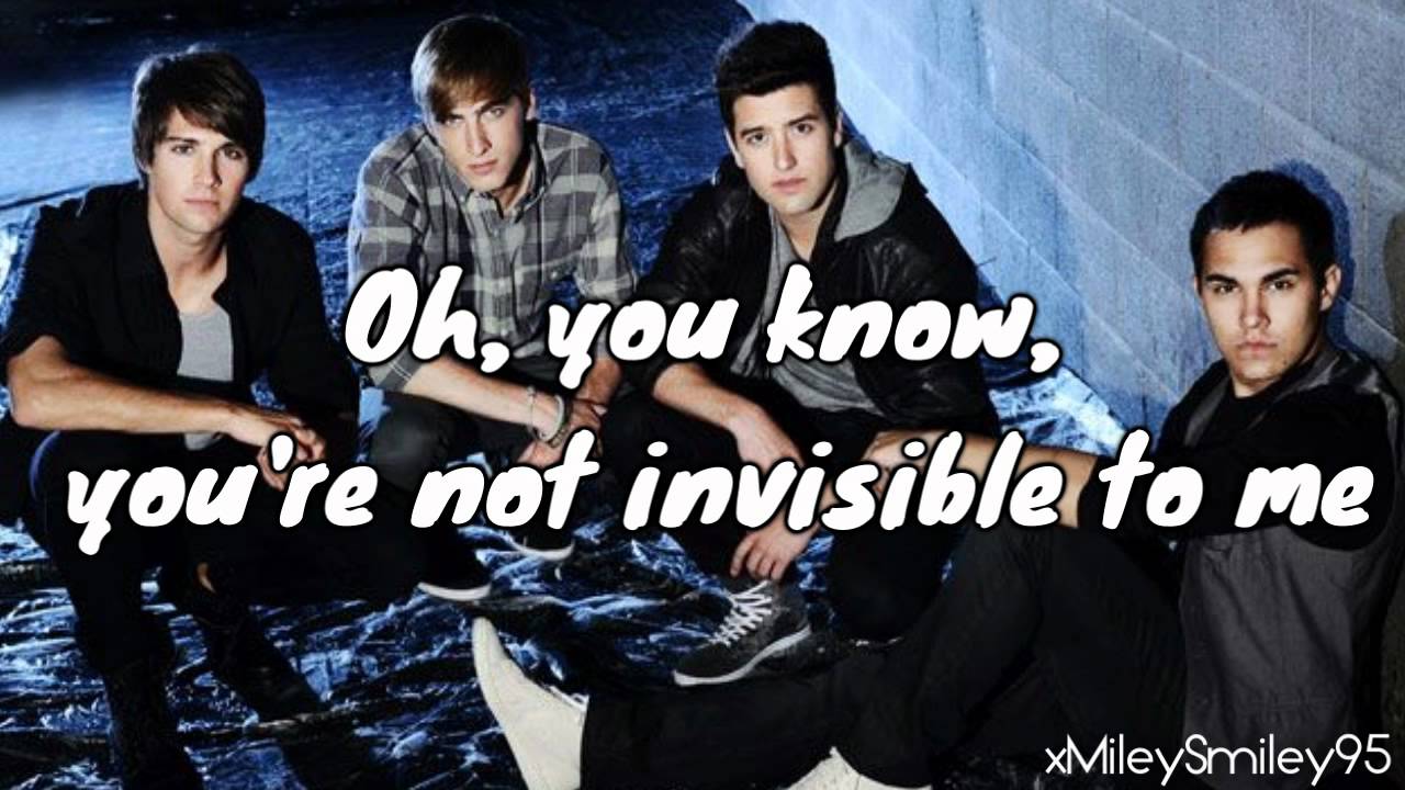 Big Time Rush - Invisible (with lyrics)