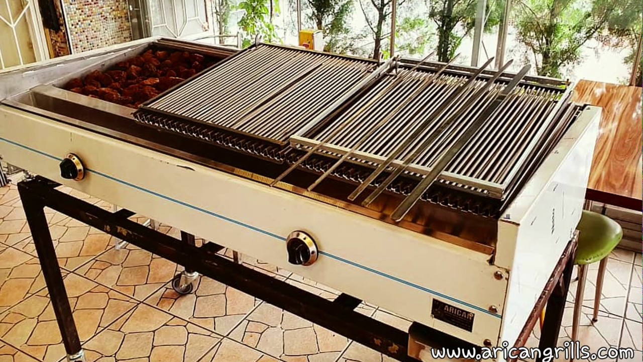 Introduction Gas & Lava Rock Stone Grill Barbecue Gas Grill