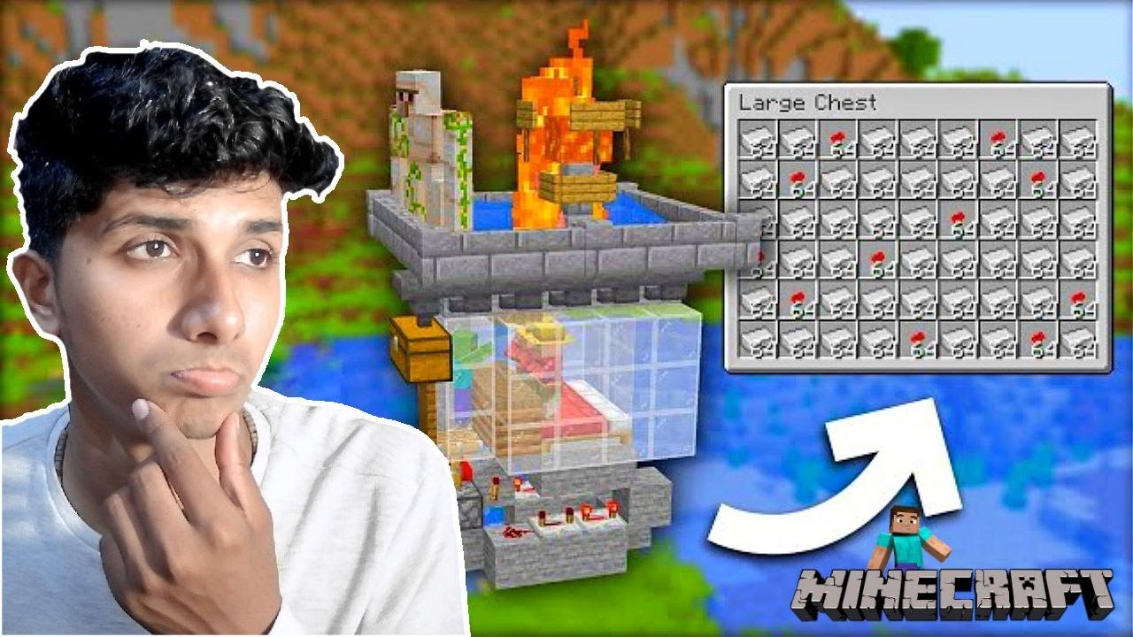 Let's Build Unlimited Iron farm in  minecraft | ITsZ