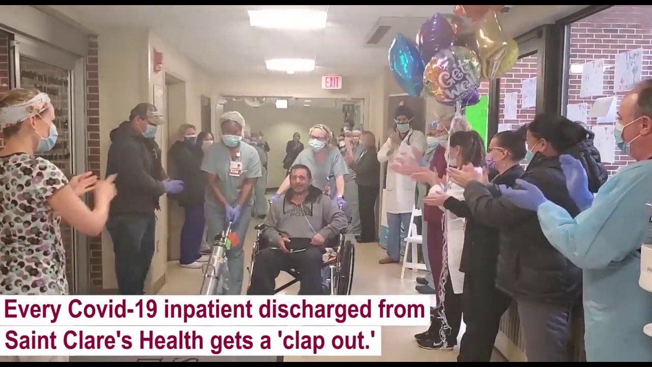 Saint Clare's Health COVID Discharge Compilation Video