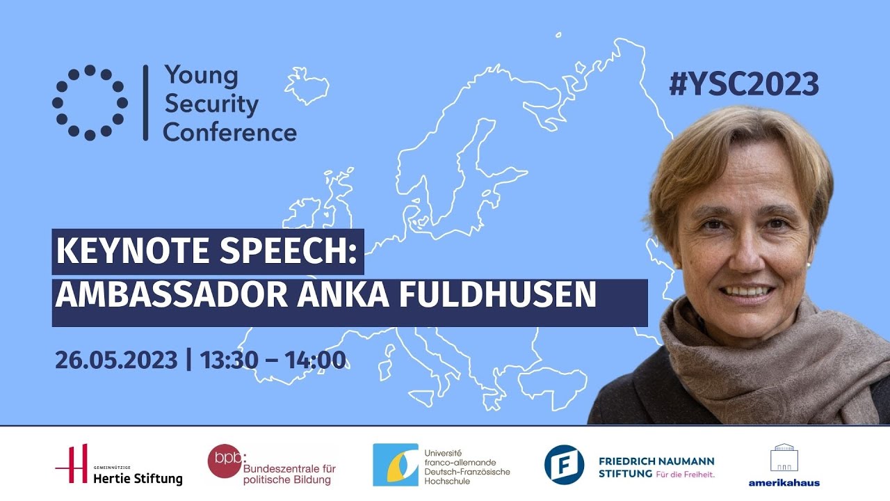 YSC 2023: Keynote speech - Ambassador Anka Feldhusen
