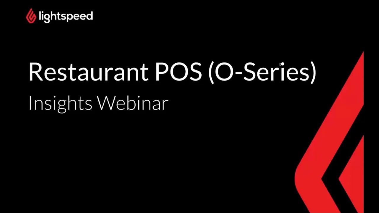 O-Series Webinar: Insights reporting module