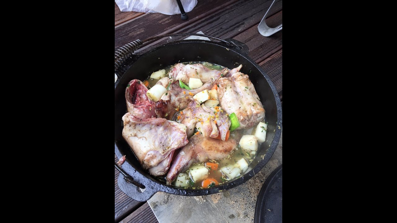 Hase aus dem DutchOven - lockergrillen