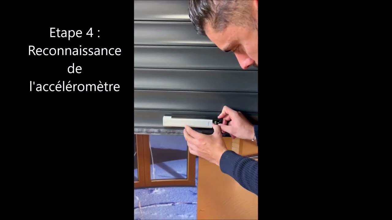 Finalisation mise en service porte de garage Bornéo Sofermi