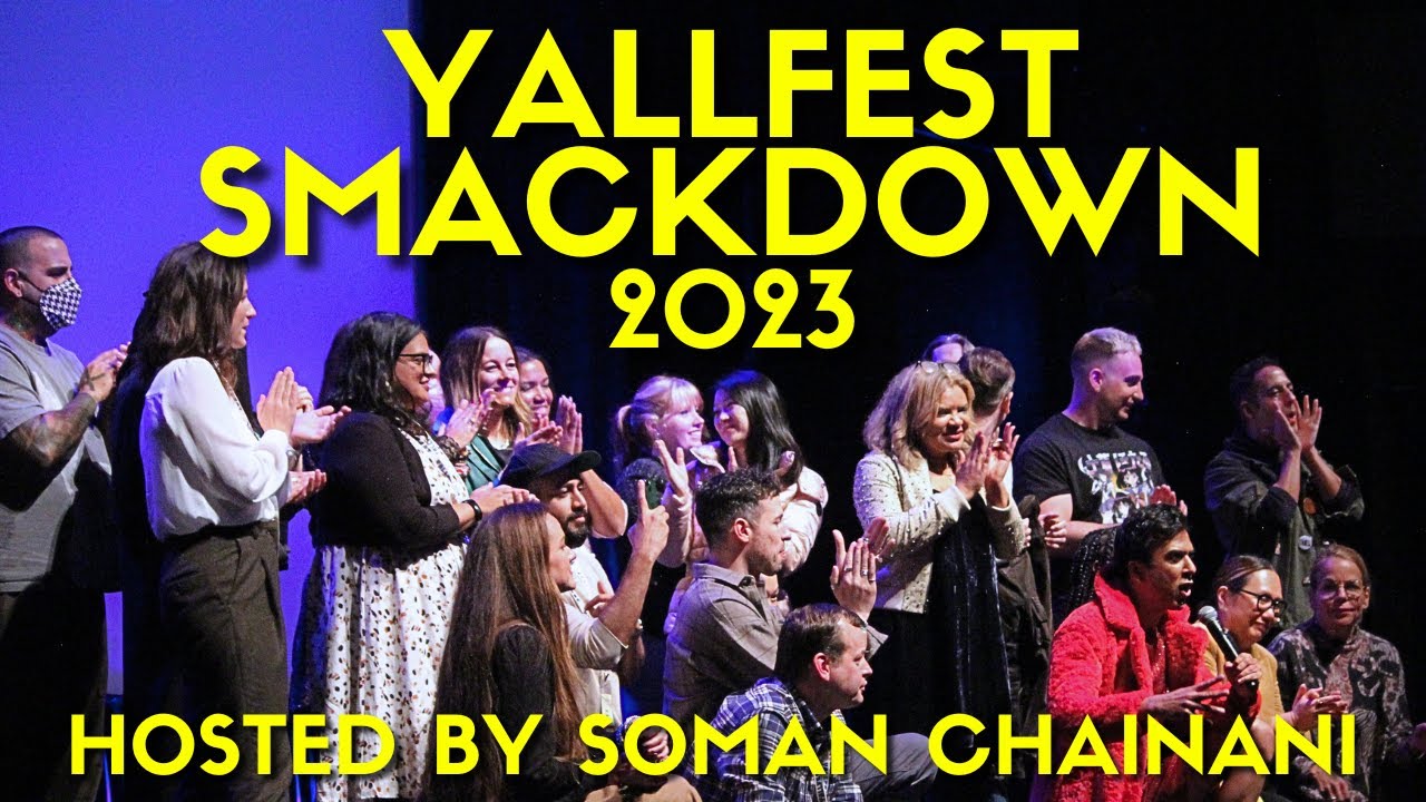 YALLFEST 2023 Smackdown | Soman Chainani dances & authors play wild games [Comic Con Panels]