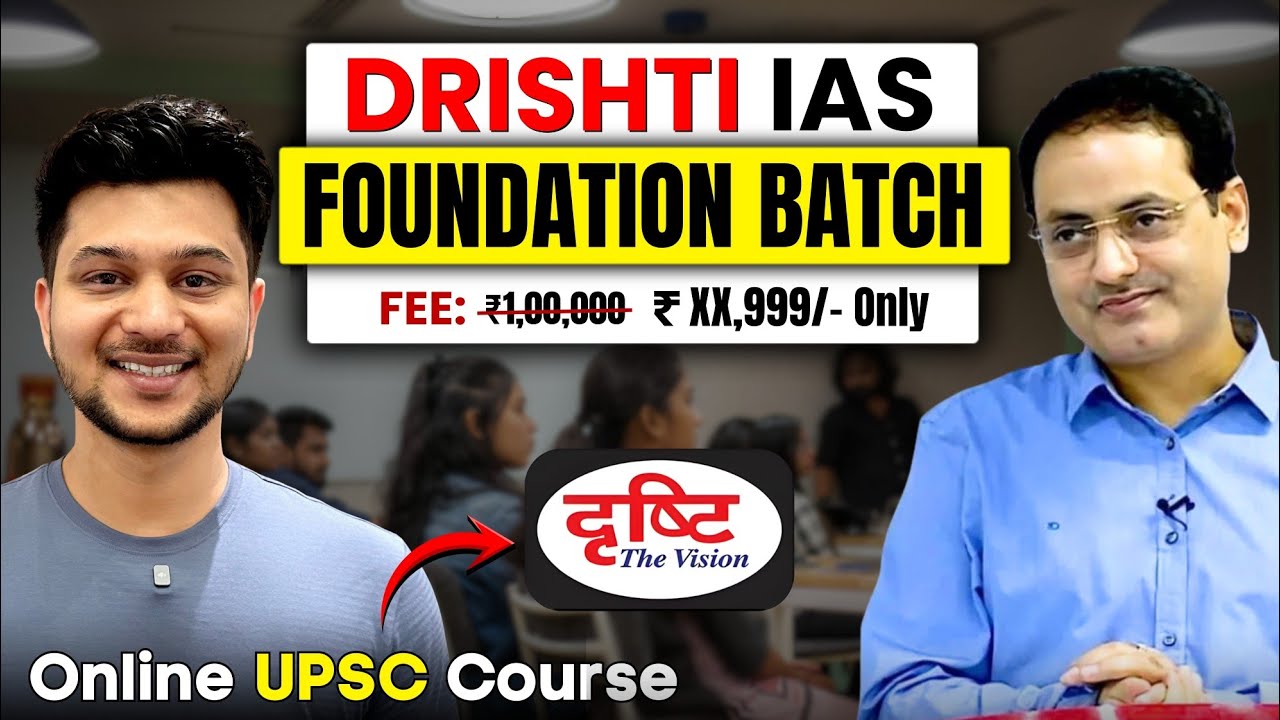 Drishti IAS Studio GS Foundation Batch | UPSC Preparation Online Live Classes #upsc