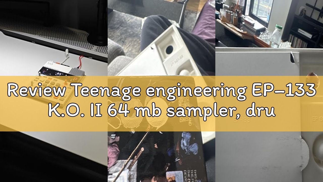 Review Teenage engineering EP–133 K.O. II 64 mb sampler, drum machine and sequencer with built-in mi