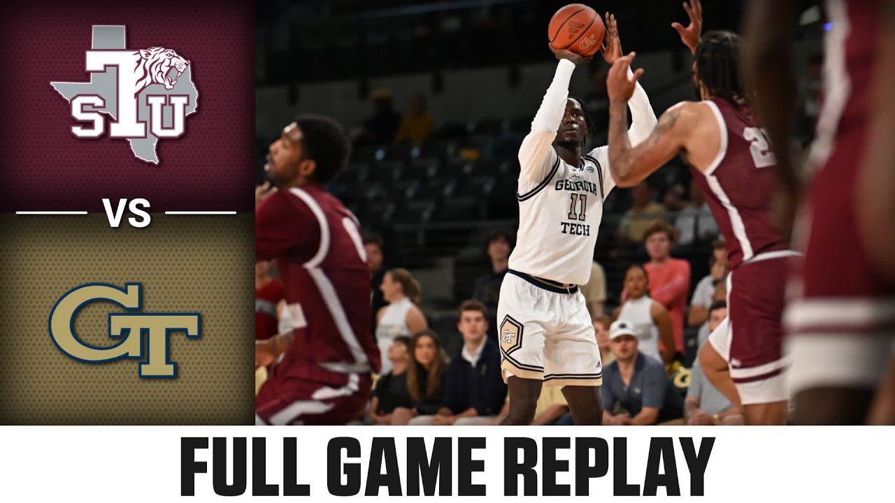 Texas Southern vs. Georgia Tech Full Game Replay | 2024-25 ACC Men’s Basketball