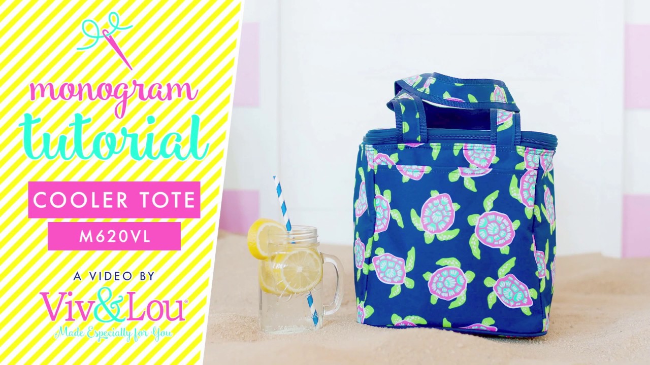 How to Monogram: Cooler Tote (M620VL)