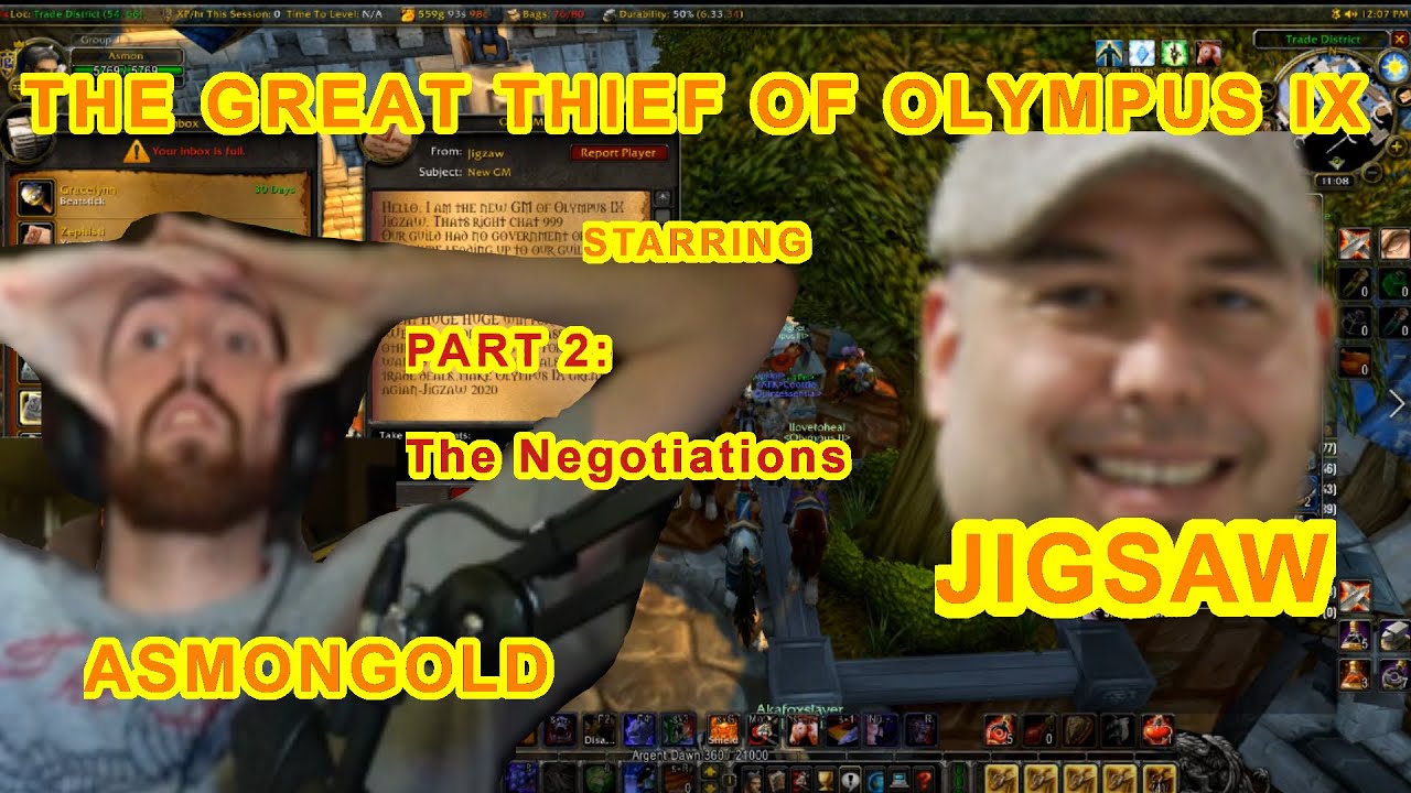 THE GREAT THIEF OF OLYMPUS IX with Asmongold AND Jigsaw ( part 2 )