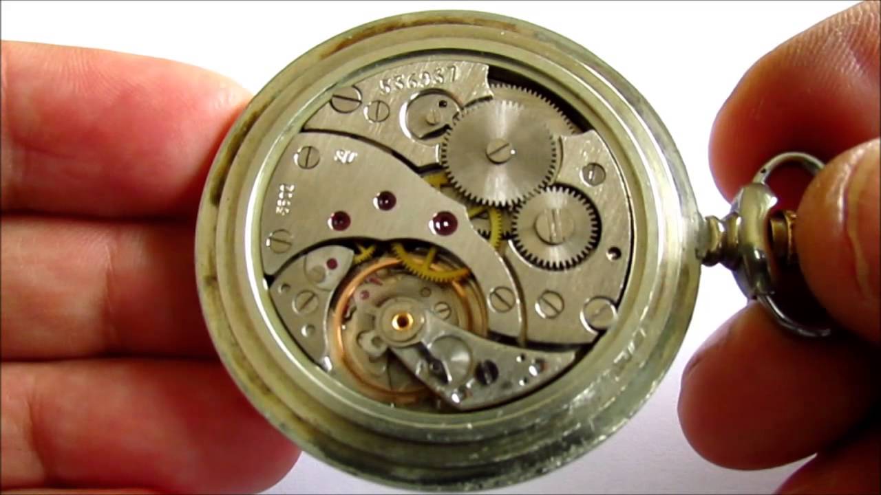 serkisof garanti  turkish rail way pocket watch