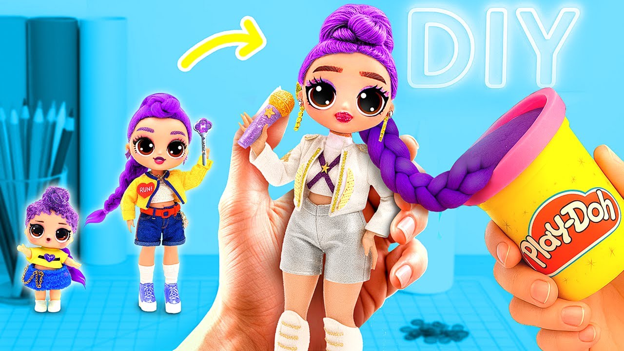 K-Pop Demon Hunters Style Doll Transformations! 10 DIYs for Dolls