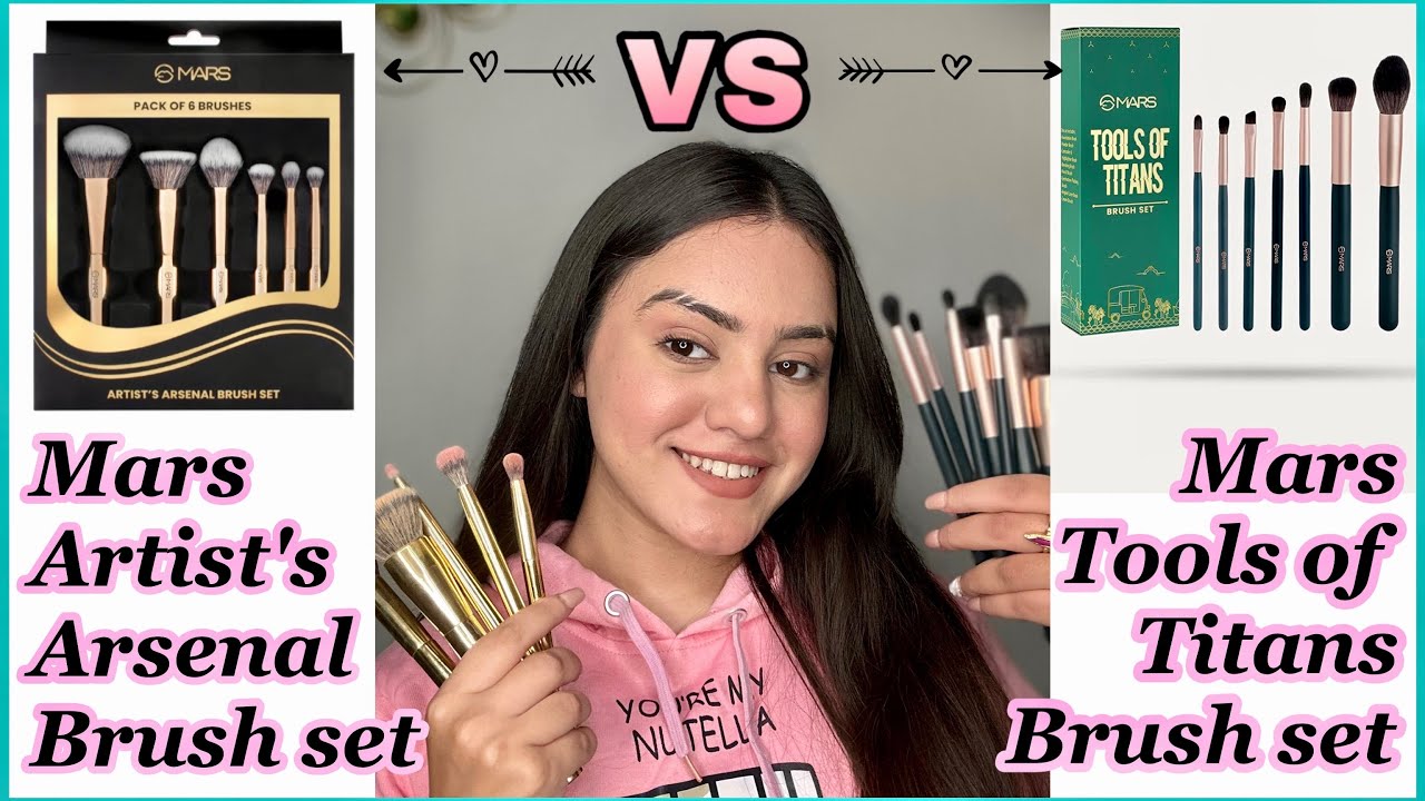 Mars tools of titans VS Mars artist's arsenal brush set✨ New or old? Which one to buy? Kp styles