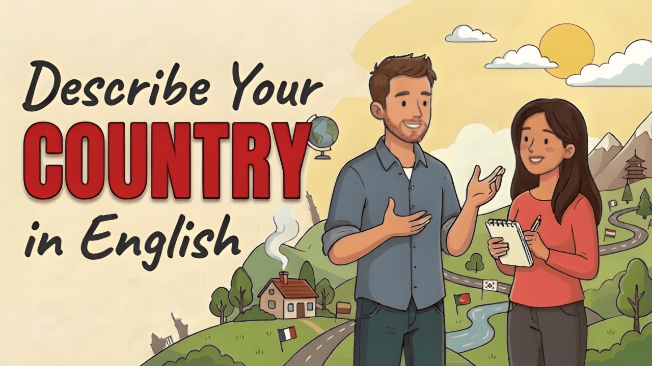 How To Talk About Your COUNTRY In English | Easy English Speaking Podcast