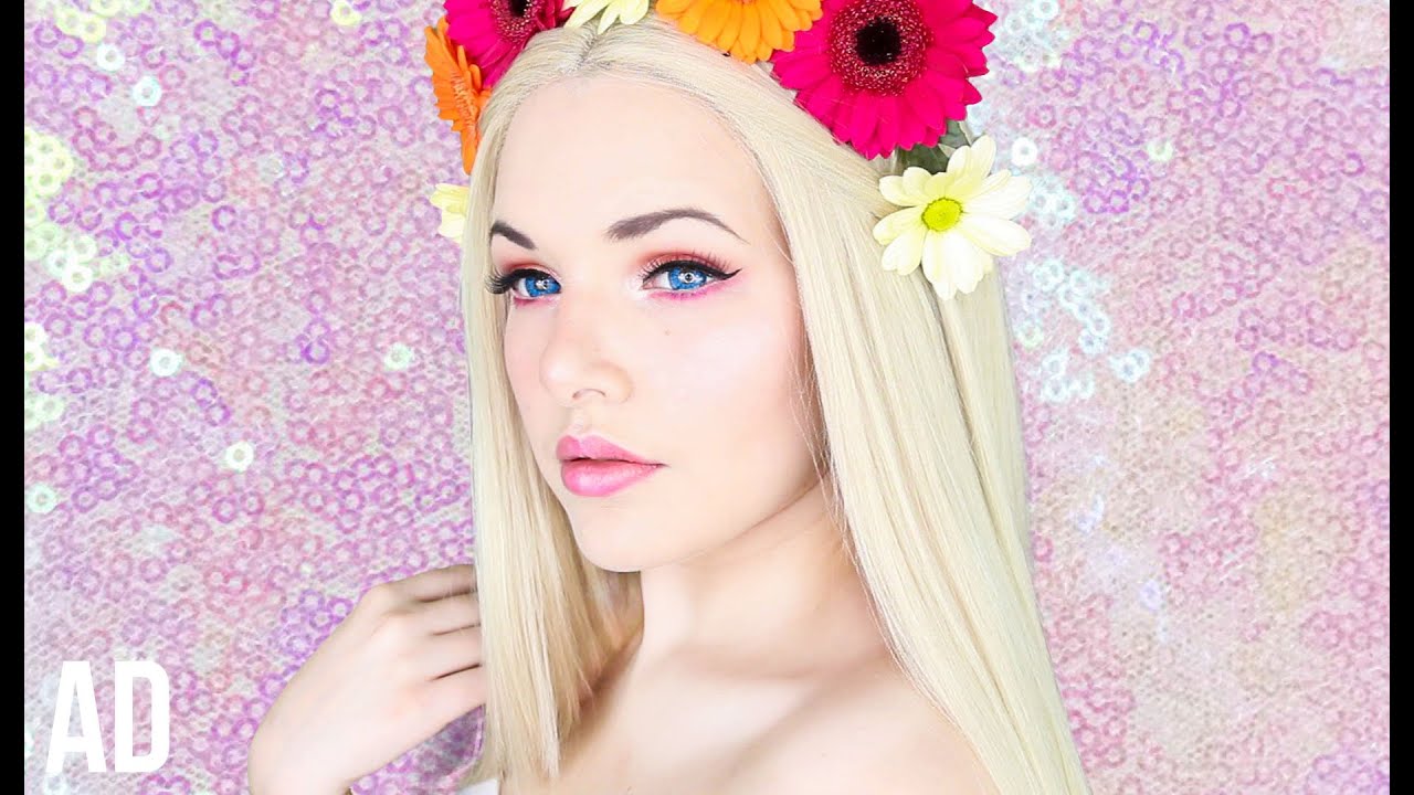 FLORAL SUMMER FESTIVAL MAKEUP TUTORIAL