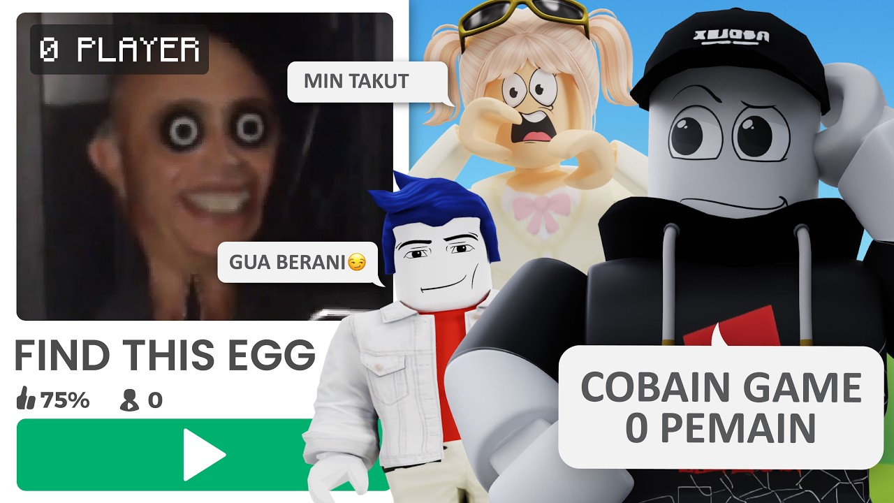 MIMIN SAMA @Micinyy DAN AKUBOCIL COBAIN GAME ROBLOX DENGAN 0 PEMAIN!! ADA APA ISINYA YAA??