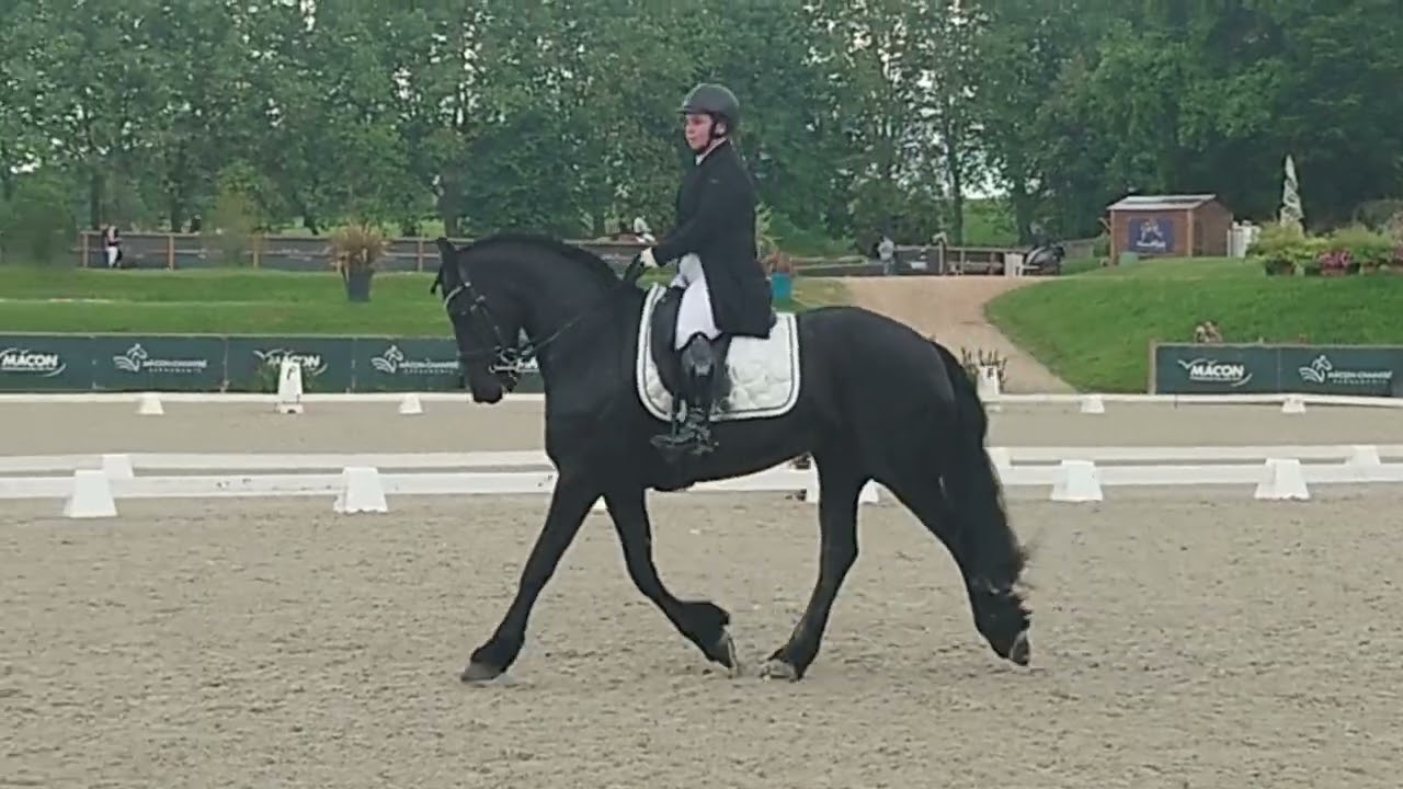 Fieke et Mel, Grand National dressage Mâcon Chaintré 2024, Amateur 3 Préliminaire 8 juin 2024