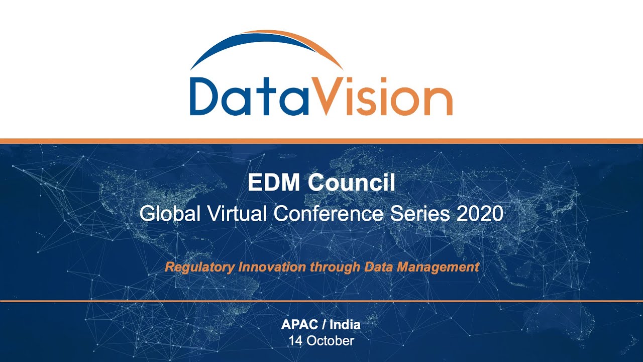Keynote: Regulatory Innovation through Data Management – DataVision APAC India