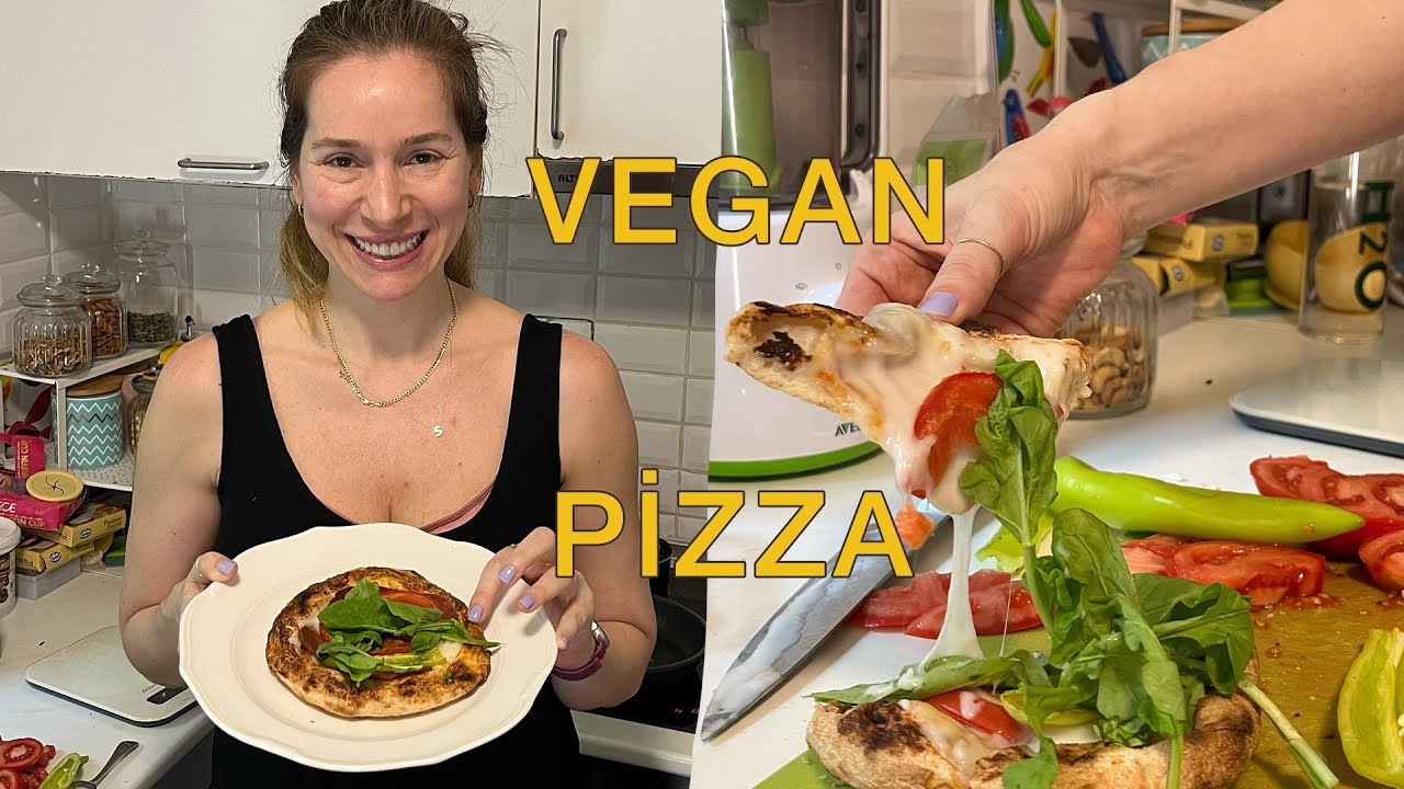 Eriyen Peynirli #veganpizza Yaptık!