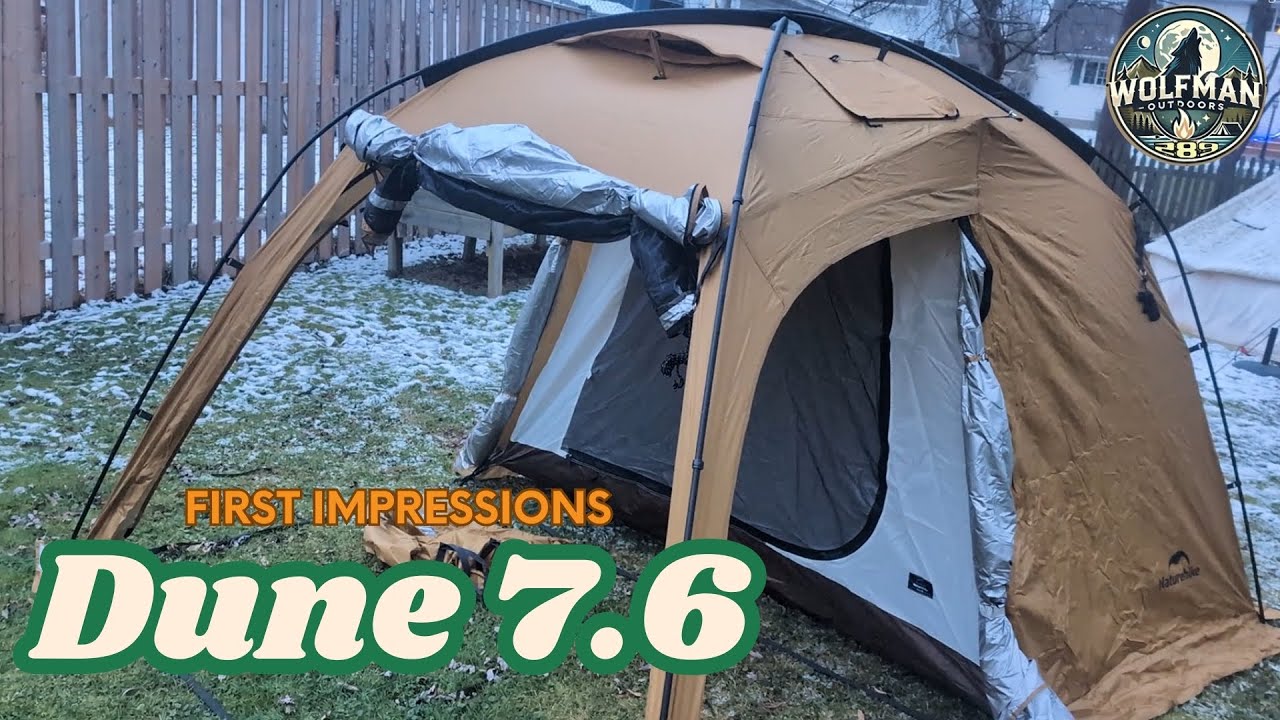 Naturehike Dune 7.6 Hot Tent Review | 4-Season Setup & First Impressions | G.O.N.E.