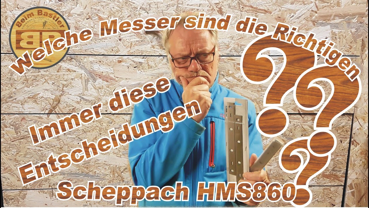 Welche Hobelmesser für die Scheppach HMS860 | Austausch leicht gemacht  | gibt es Alternativen