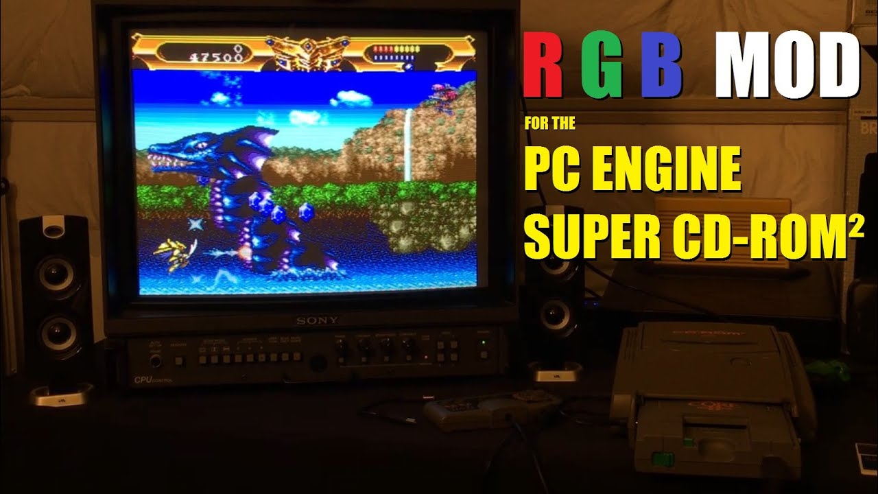 Rob (Tech) Talks: PC Engine Super CD-ROM² RGB Mod