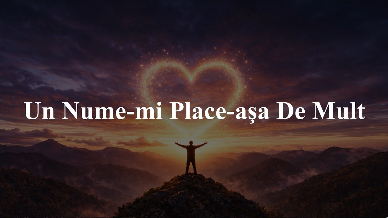 Un Nume-mi Place-aşa De Mult - Cântec Divin