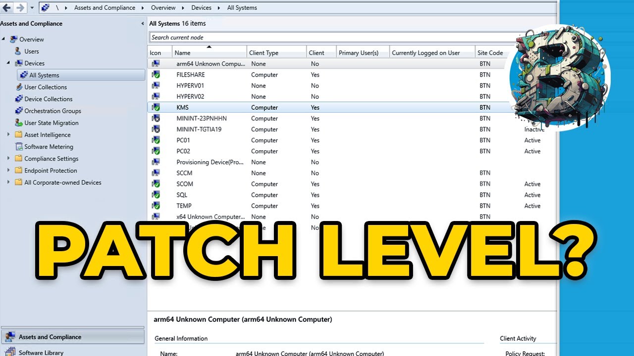 Easiest Way to Check Windows Patch Level in SCCM (OS Build Trick)