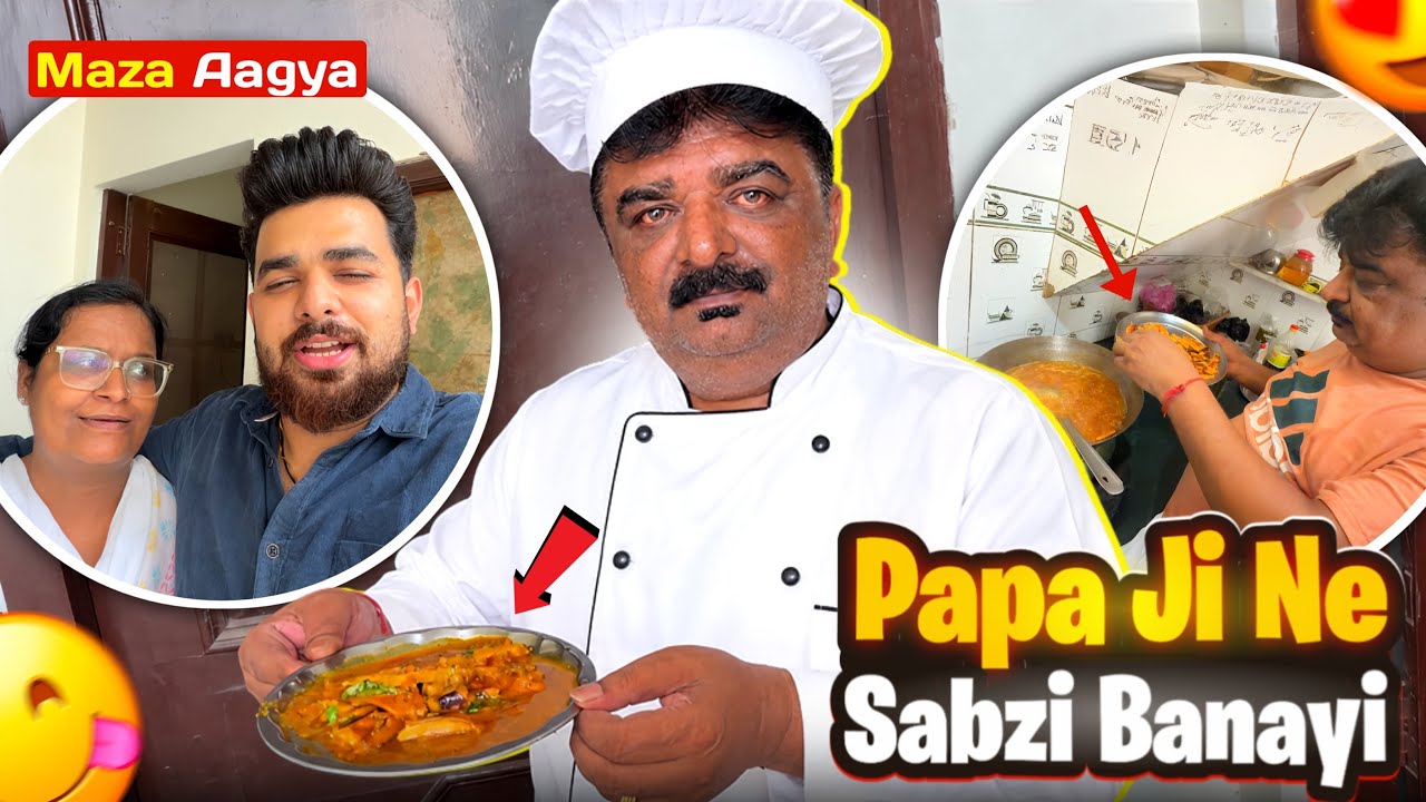 Dad Made His Favorite Vegetable Recipe😍| The Food Was Absolutely Delicious😋❤️