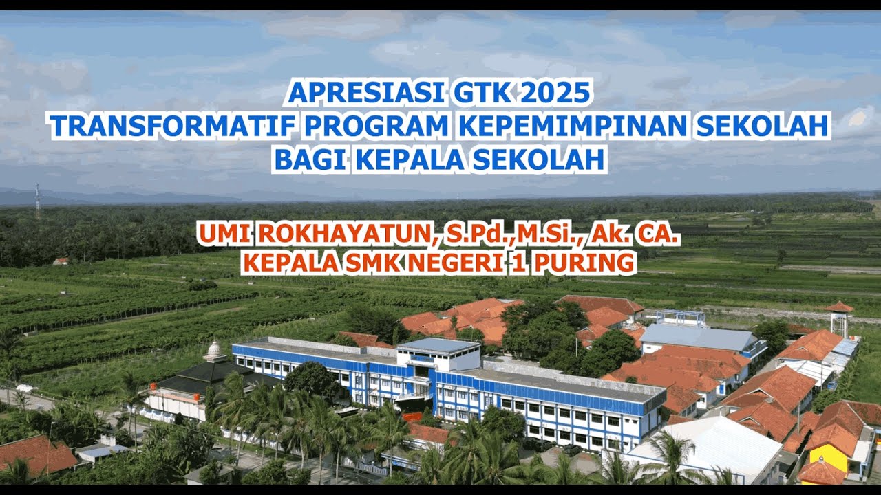 APRESIASI GTK TAHUN 2025 KATEGORI TRANSFORMATIF | UMI ROKHAYATUN,S.Pd.,M.Si., Ak.CA. SMKN 1 PURING
