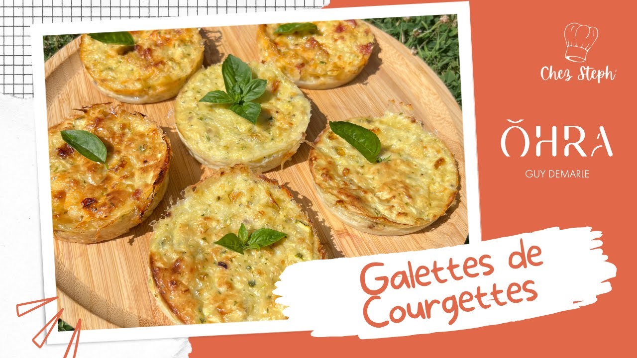GALETTES DE COURGETTES : l'atelier culinaire Guy Demarle