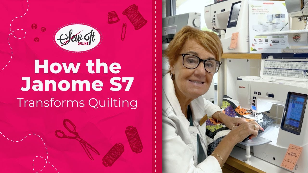 Janome S7 Features Explained  Pivoting, AccuFeed, and Precision Quilting