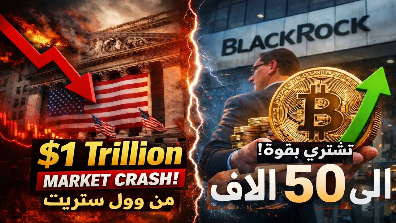 🚨 هبوط البيتكوين إلى 50,000$  التاريخ يعيد نفسه والهدف 300,000$ قادم؟