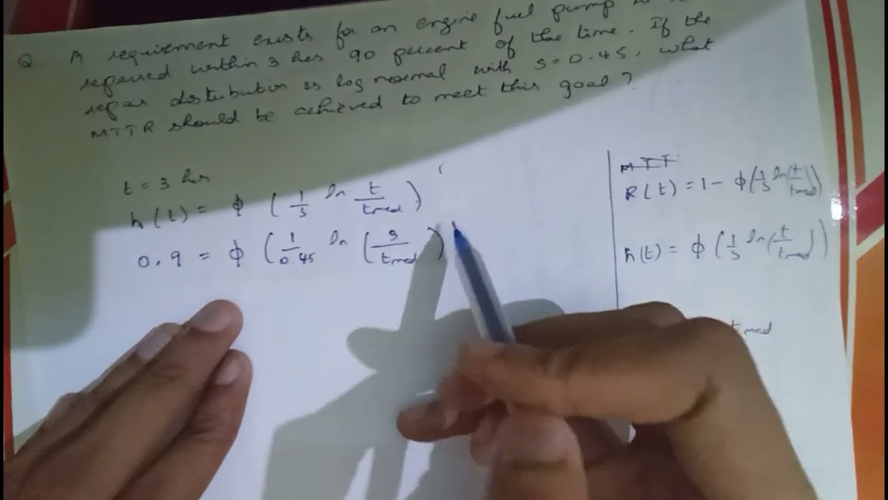 Reliability Engineering - Part 66 - 2019 scheme: Word Problem